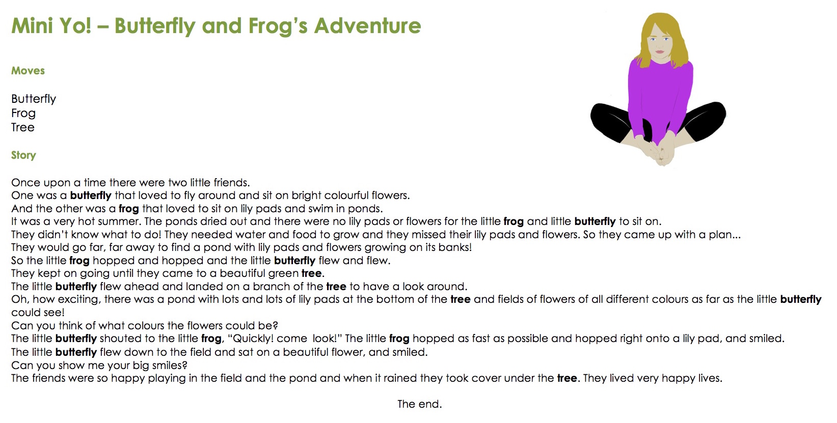 Mini Yo - Butterfly and Frog's adventure